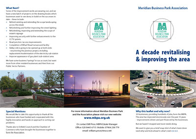 Meridian Business Park Association Leaflets