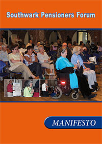 Cover from Southwark Pensioners Forum Manifesto